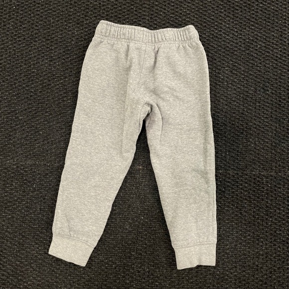 Nike Toddler Boys Sweatpants Joggers Gray Cotton Blend Size 4 XS 3-4 Years - Picture 2 of 6
